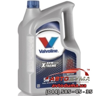VALVOLINE SYNPOWER MST C4 5W-30, 5л VALVOLINE SYNPOWER MST C4 5W-30, 5л