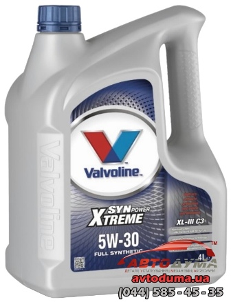 VALVOLINE SYNPOWER XTREME XL-III C3 5W-30, 4л VALVOLINE SYNPOWER XTREME XL-III C3 5W-30, 4л