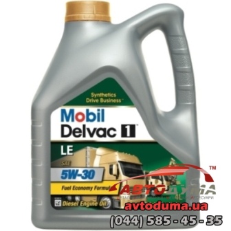 Mobil Delvac 1 LE 5W-30, 4л Mobil Delvac 1 LE 5W-30, 4л