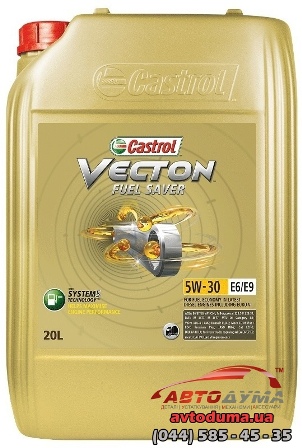 CASTROL VECTON FUEL SAVER E6/E9 5W-30, 20л