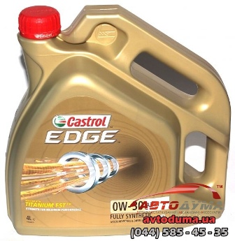 CASTROL EDGE TITANIUM 0W-30, 4л CASTROL EDGE TITANIUM 0W-30, 4л