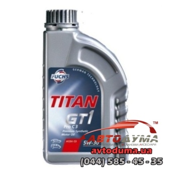 FUCHS TITAN GT1 PRO C-3 5W-30, 1л FUCHS TITAN GT1 PRO C-3 5W-30, 1л