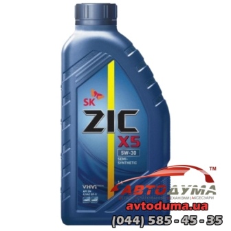 ZIC X5 5W-30, 1л ZIC X5 5W-30, 1л