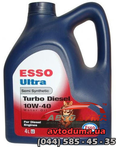 Esso Ultra Turbo Diesel 10W-40, 4л
