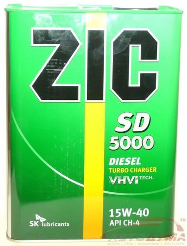 ZIC SD 5000 15W-40, 4л