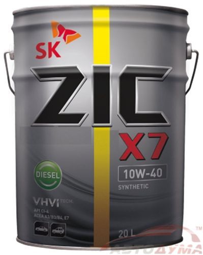 ZIC X7 Diesel 10W-40, 20л