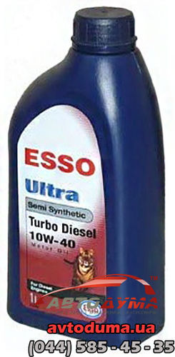Esso Ultra Turbo Diesel 10W-40, 1л
