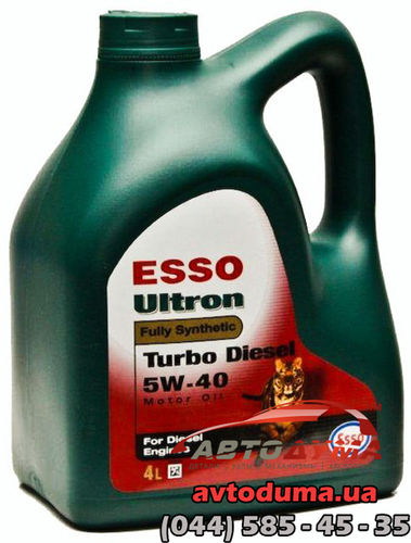 Esso Ultron Turbo Diesel 5W-40, 4л
