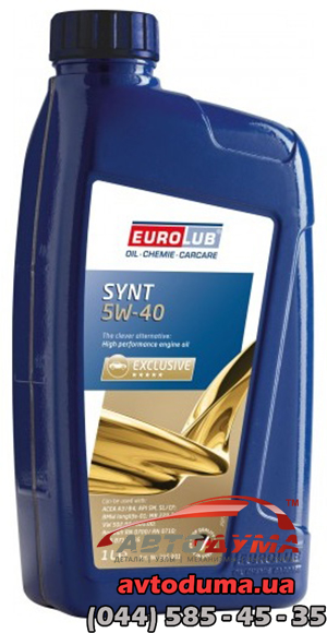 Eurolub Synt 5W-40, 1л