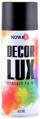 Nowax Decor Lux 9005 черный/матовый, 0.45л
