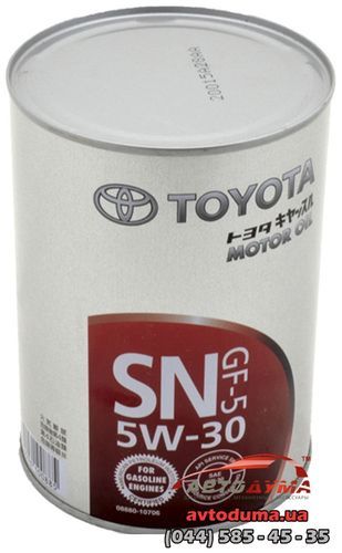 TOYOTA Motor Oil SN 5W-30, 1л