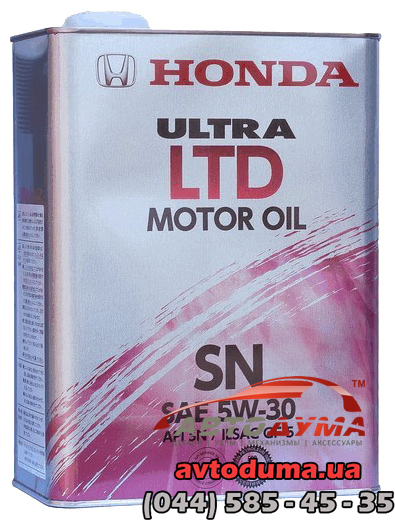 Honda ULTRA LTD SM 5W-30, 4л
