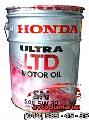 Honda ULTRA LTD SM 5W-30, 20л
