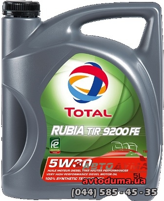 Total RUBIA TIR 9200 FE 5W-30, 5л