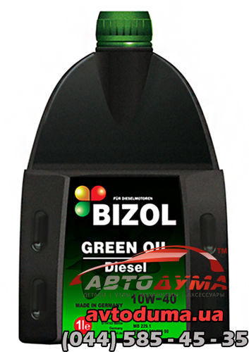 Bizol Green Oil Diesel 10W-40, 1л