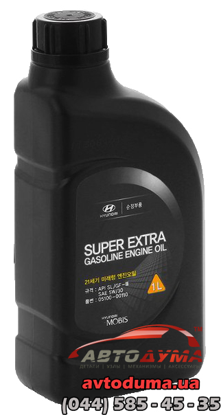 Hyundai Super Extra Gasoline 5W-30, 1л