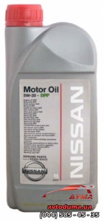 Nissan Motor Oil DPF 5W-30, 1л