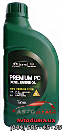 Hyundai Premium PC Diesel 10W-30, 1л