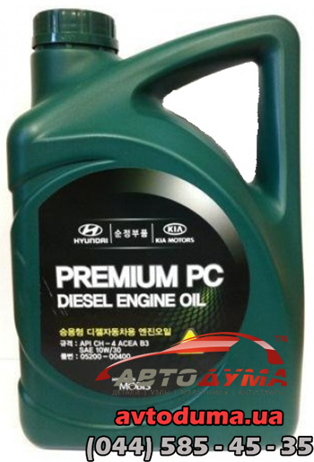Hyundai Premium PC Diesel 10W-30, 4л