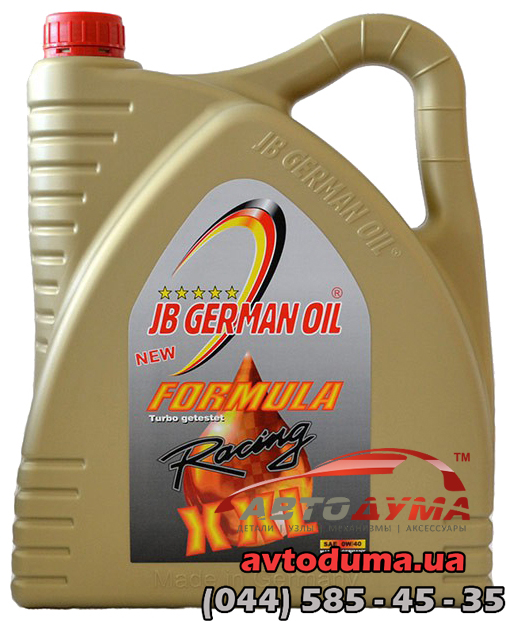 JB German oil FORMULA XXL 0W-40, 4л