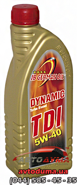 JB German oil DYNAMIC TDI 5W-40, 1л