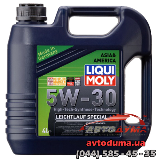 Моторное масло Liqui Moly LEICHTLAUF SPECIAL LL 5W-30 4л 