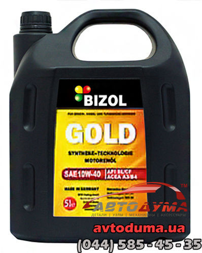 Bizol GOLD 10W-40, 5л