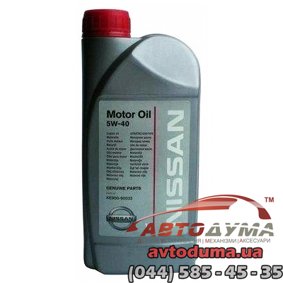 NISSAN Motor oil 5W-40, 1л