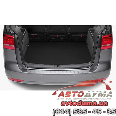 Накладка защитная на задний бампер проема багажного отсека для VW Touran 5T0061195 Накладка защитная на задний бампер проема багажного отсека для VW Touran 5T0061195