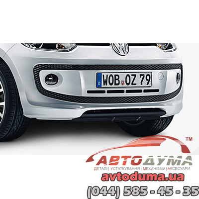 Обвес (юбка) переднего бампера для Volkswagen Up! 1S0071606GRU Обвес (юбка) переднего бампера для Volkswagen Up! 1S0071606GRU