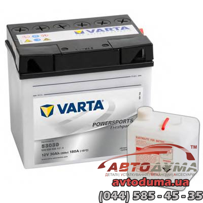 Аккумулятор VARTA Funstart FreshPack 6 СТ-30-R 530030030