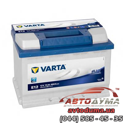 Аккумулятор VARTA Blue Dynamic 6 СТ-74-L 574013068
