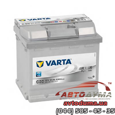 Аккумулятор VARTA Silver Dynamic 6 СТ-54-R 554400053