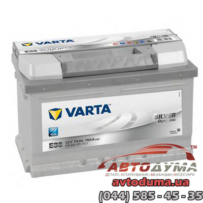 Аккумулятор VARTA Silver Dynamic 6 СТ-74-R 574402075