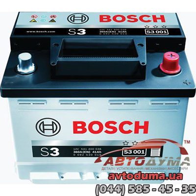 Аккумулятор BOSCH 6 СТ-41-R 0092s30010