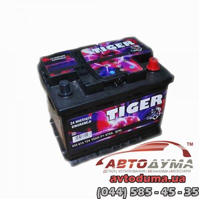 Аккумулятор Tiger 6 СТ-55-R 055614tig