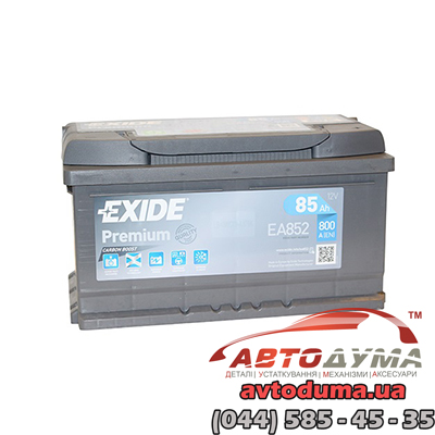 Аккумулятор EXIDE Premium 6 СТ-85-R ea852