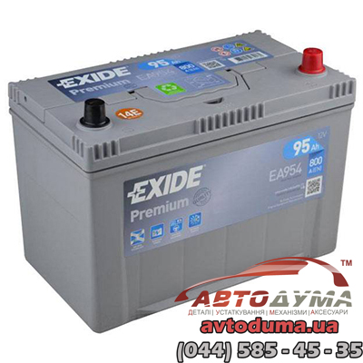Аккумулятор EXIDE Premium 6 СТ-95-R ea954