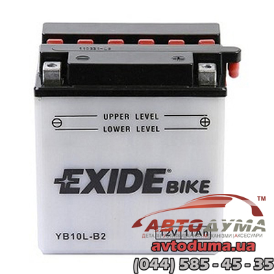 Мото аккумулятор EXIDE Bike eb10lb2