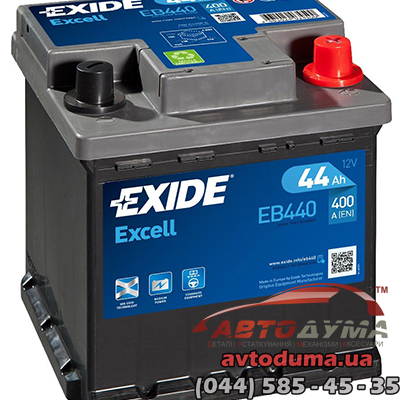 Аккумулятор EXIDE Excell 6 СТ-44-R eb440