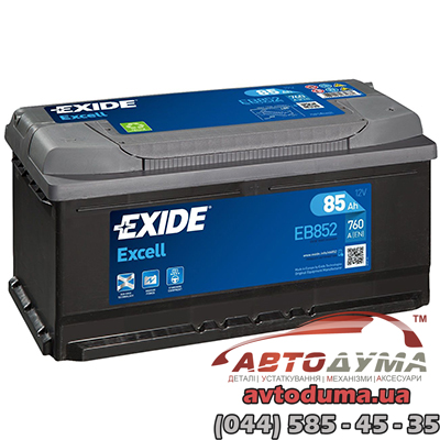 Аккумулятор EXIDE Excell 6 СТ-85-R eb852