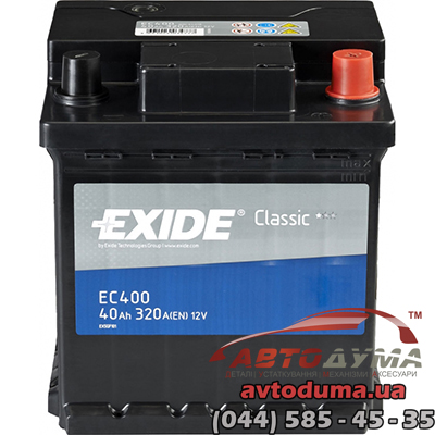 Аккумулятор EXIDE Classic 6 СТ-40-R ec400