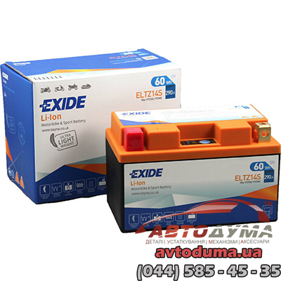 Аккумулятор EXIDE Li-Ion 6 СТ-5-L eltz14s