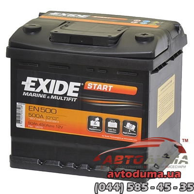 Аккумулятор EXIDE Start 6 СТ-50-R en500