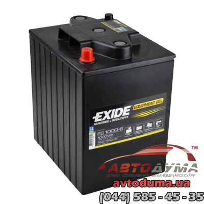 Аккумулятор EXIDE Equipment Gel 6 СТ-195-L es10006