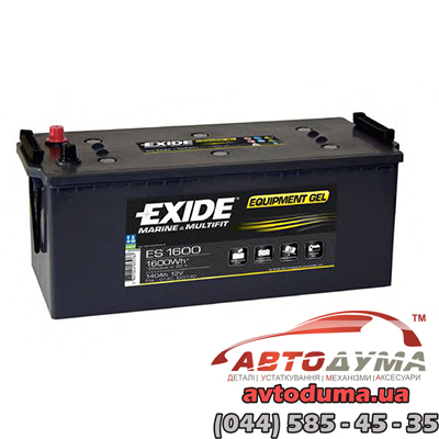 Аккумулятор EXIDE Equipment Gel 6 СТ-140-L es1600