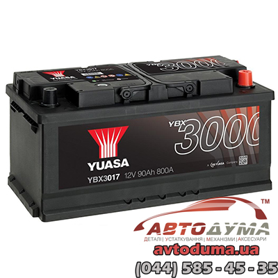 Аккумулятор YUASA YBX3000 6 СТ--R ybx3017