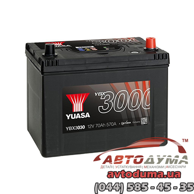 Аккумулятор YUASA YBX3000 6 СТ--R ybx3030
