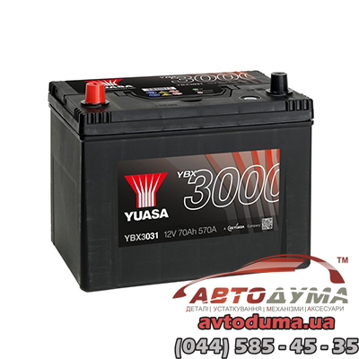 Аккумулятор YUASA YBX3000 6 СТ--L ybx3031