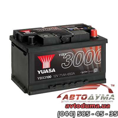 Аккумулятор YUASA YBX3000 6 СТ--R ybx3100